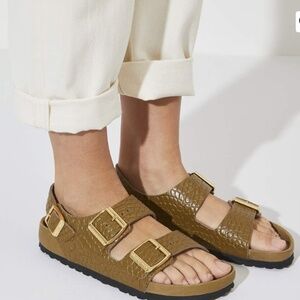 Birkenstock Milano embossed leather 41